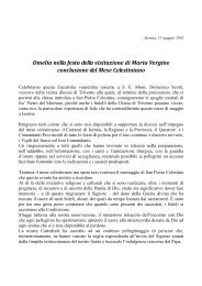 Omelia nella festa della visitazione di Maria Vergine conclusione del ...