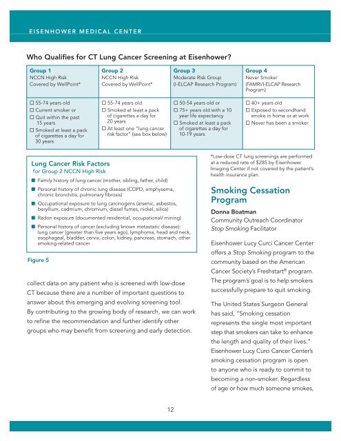 Cancer Program Annual Report - Eisenhower Medical Center