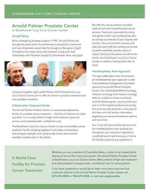 Cancer Program Annual Report - Eisenhower Medical Center