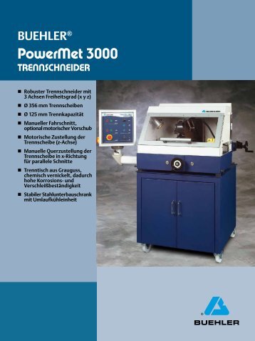 PowerMet 3000 - Buehler