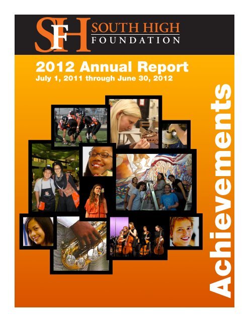2012 Annual Report - Friends of South High