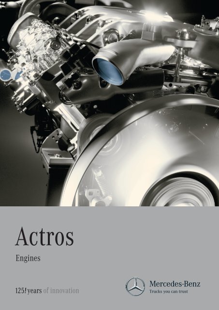 Actros Engines (5560 KB, PDF) - Mercedes-Benz