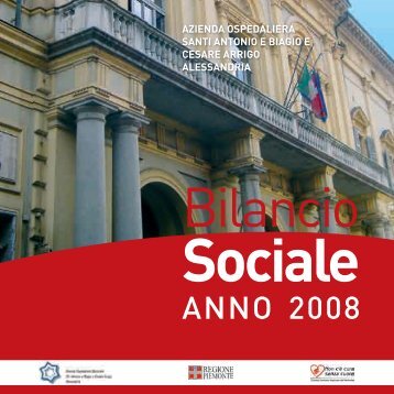 Bilancio Sociale 2008 - Azienda Ospedaliera Santi Antonio e Biagio ...