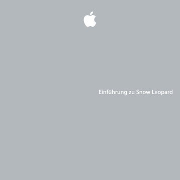 Einführung zu Snow Leopard - Support - Apple