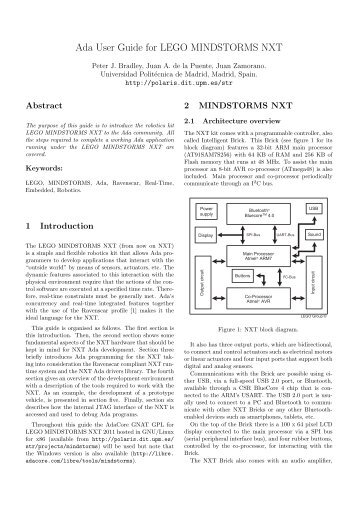 Ada User Guide for LEGO MINDSTORMS NXT - DIT - Universidad ...