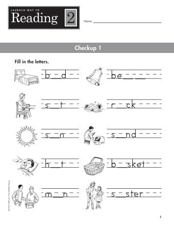 Laubach Way To Reading - Final Checkups - Book 2 (old version)