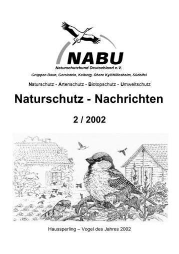 Naturschutz - Nachrichten - NABU Daun eV