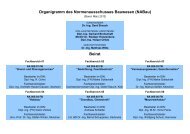 Organigramm des NABau