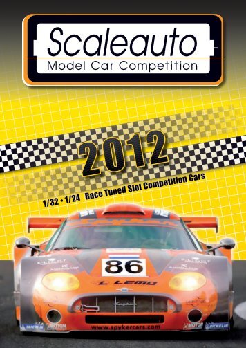 Scaleauto catalogue 2012 - Pendle Slot Racing