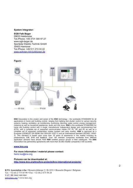 Retrofitting of Existing Buildings: Without cables with KNX RF