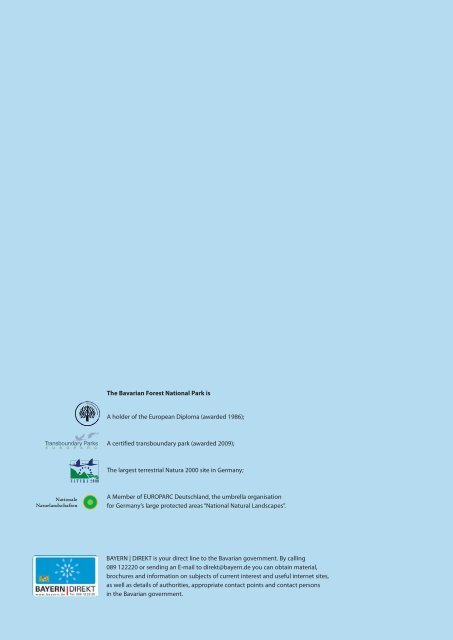 Preparation of the National  Park Plan - Nationalpark Bayerischer Wald