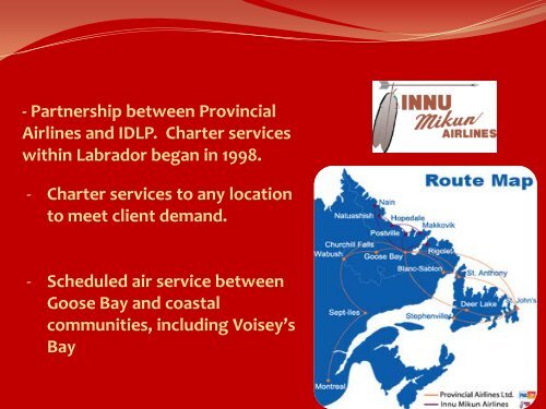 Booming Labrador!: Innu Business Development Initiatives - NEIA