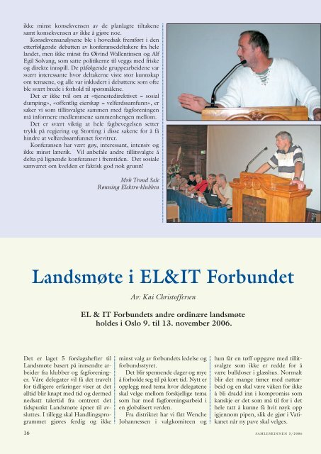 Samleskinnen - Rogaland Elektromontørforening