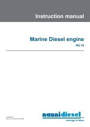 Instruction manual Marine Diesel engine N2.10 - Nanni Industries
