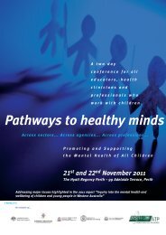 Pathways to healthy minds Conference - Association of Independent ...