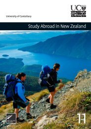 Study Abroad in New Zealand - University of Canterbury