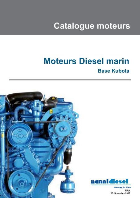 Moteurs Diesel marin Catalogue moteurs - Nanni Industries