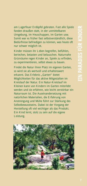 Gartenparadies für Kinder [1,05 MB] - Natur im Garten