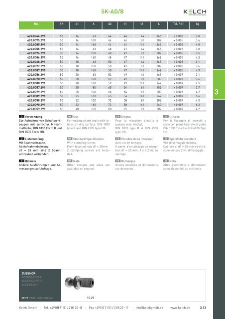 Produktkatalog 2012|13 PrÃ¤zisionswerkzeuge