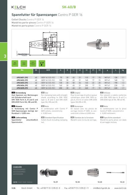 Produktkatalog 2012|13 PrÃ¤zisionswerkzeuge