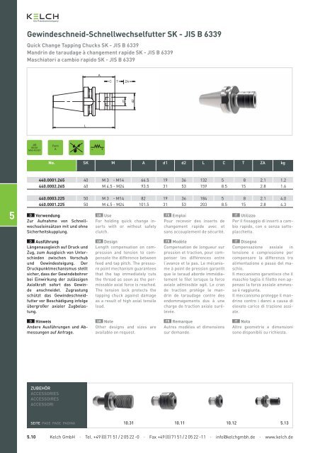 Produktkatalog 2012|13 PrÃ¤zisionswerkzeuge