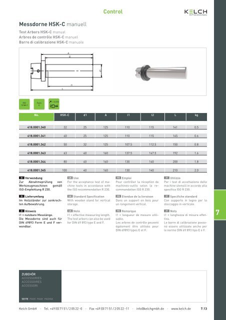 Produktkatalog 2012|13 PrÃ¤zisionswerkzeuge