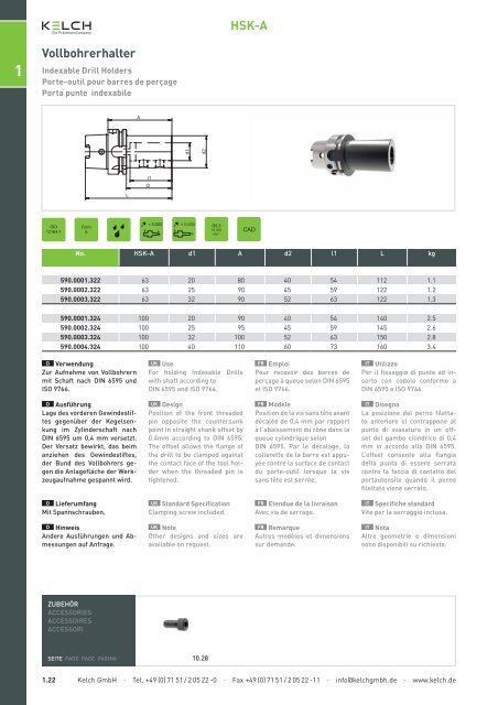 Produktkatalog 2012|13 PrÃ¤zisionswerkzeuge