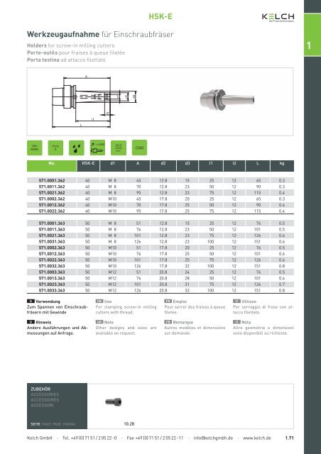 Produktkatalog 2012|13 PrÃ¤zisionswerkzeuge