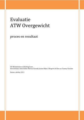 Procesevaluatie ATW Overgewicht - Zorg voor gezond gewicht