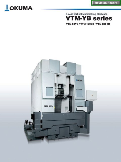 VTM-YB series 5-Axis Vertical Multitasking Machines