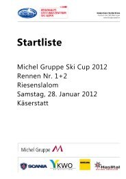 Startliste - Skiclub Hasliberg