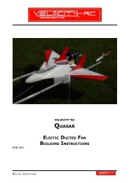 Quasar Building Instructions - Velocity-RC.com