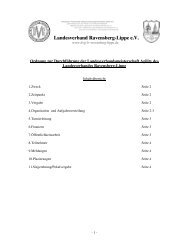 Landesverband Ravensberg-Lippe e.V. - DVG Landesverband ...