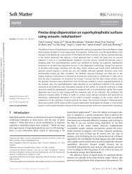 Soft Matter - User Web Pages - Monash University