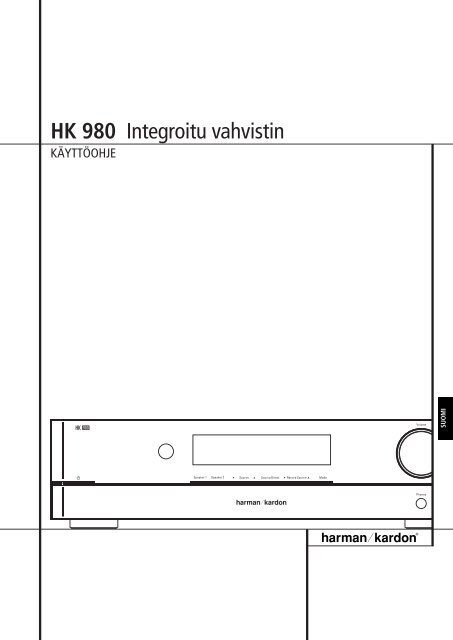 HK 980 Integroitu vahvistin - Harman Kardon