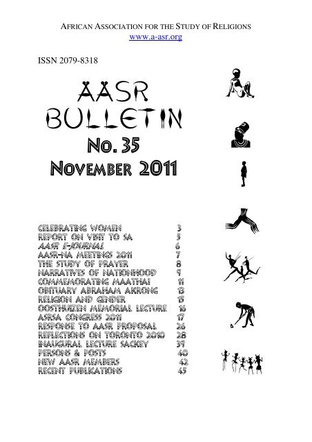 AASR Bulletin 35 - The African Association for the Study of Religions