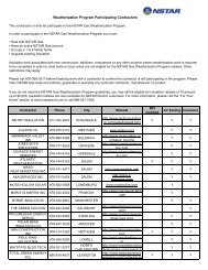 Weatherization Program Participating Contractors - NStar