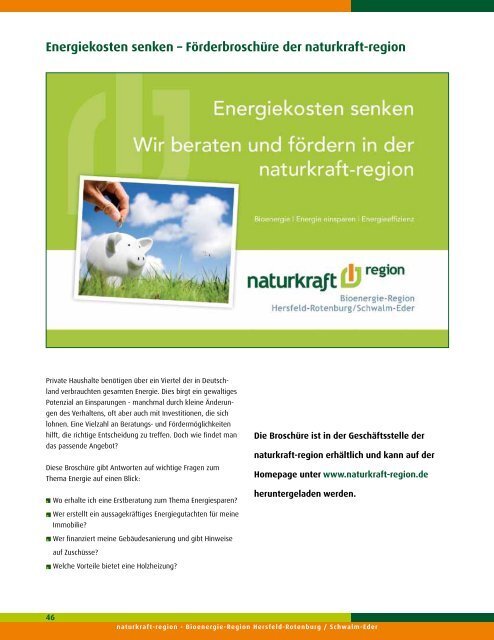 Energiemagazin - naturkraft region