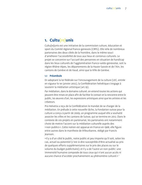 publication Cultu(re)unis - CRFG