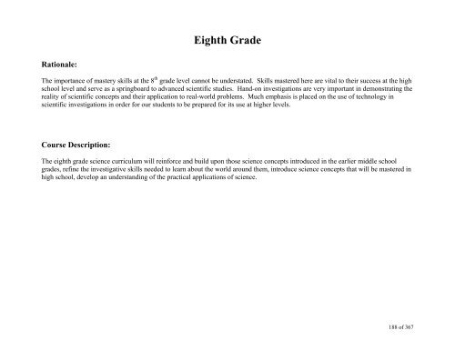 TABLE OF CONTENTS - Lindbergh School District