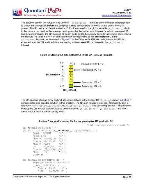 QDK PIC24/dsPIC-C30 - Quantum Leaps