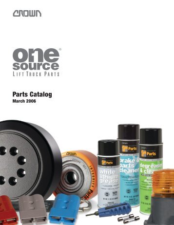 One Source Catalog - Crown Equipment Corporation