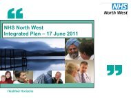 Health - NHS North West