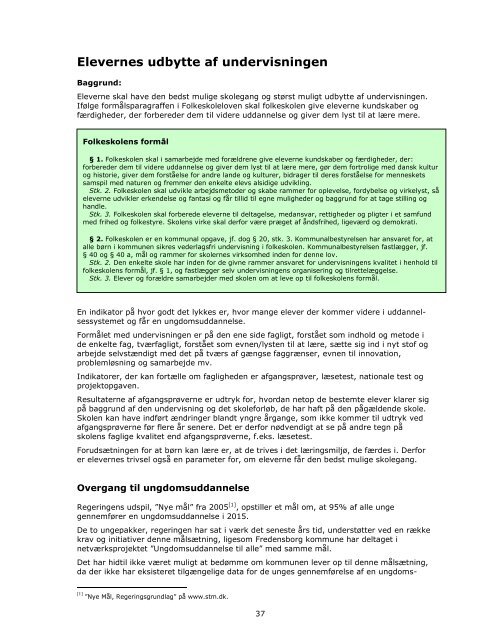 Kvalitetsrapport 2009 - Fredensborg Skole