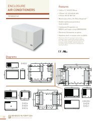 Top Mount Enclosure Air Conditioners - Genesis Automation