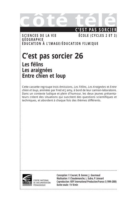 C'est pas sorcier 26 - Pupitre.org