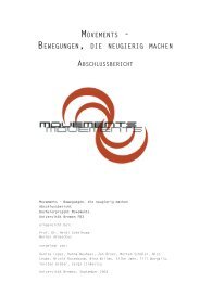 movements - DiMeB - Universität Bremen