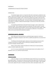 EXPERIMENT 1 DETERMINATION OF DISSOLVED ... - Chemistry