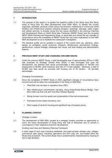 the Study Area - Hung Shui Kiu New Development Area Planning ...