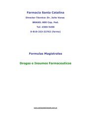 Drogas e insumos farmacÃ©uticos - Farmacia Santa Catalina